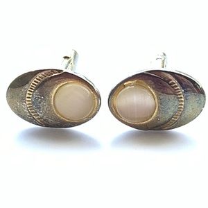 Vintage Midcentury Gold Tone Cufflinks